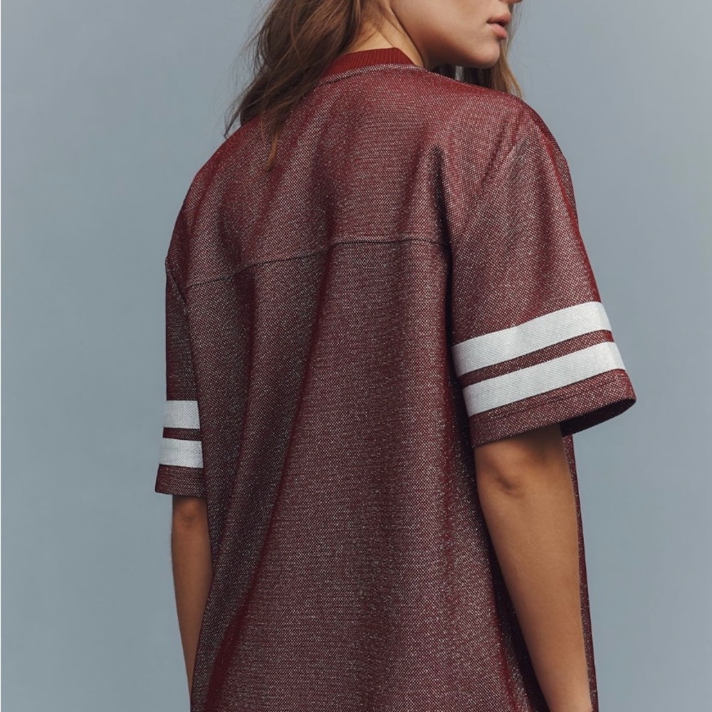 NWT Phillies Women's Burgundy Jersey Top - Picture 3 of 3